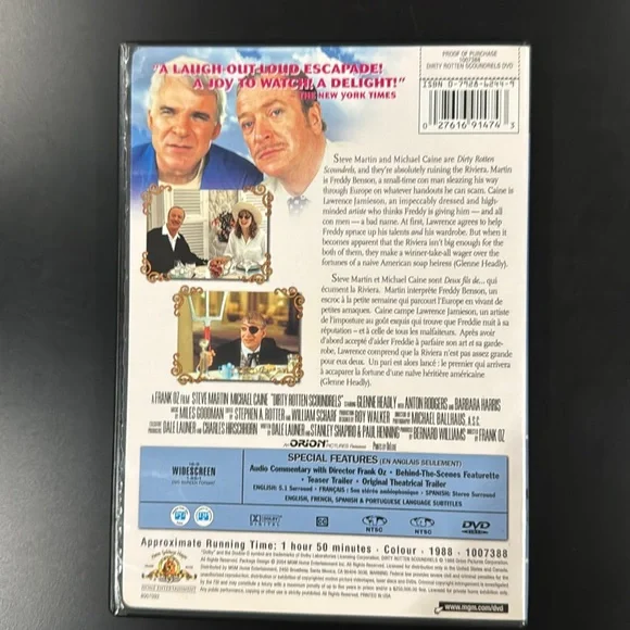 Dirty Rotten Scoundrels - DVD - Picture 2 of 5